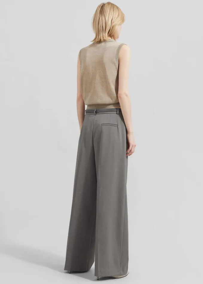 Clothing Women The Frankie Shop Maya Trousers 8211 Grey