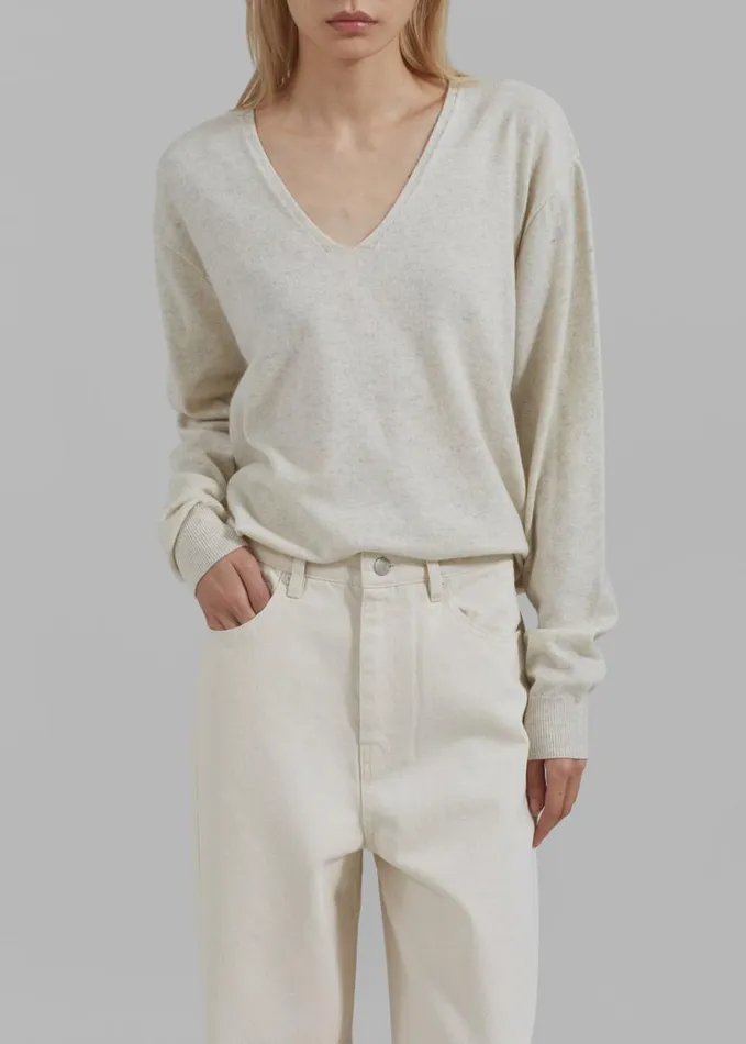 Clothing Women The Frankie Shop Mya Jeans 8211 Cream