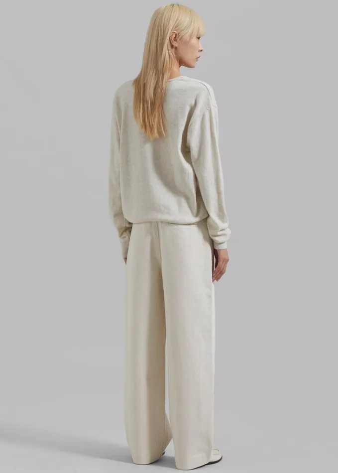 Clothing Women The Frankie Shop Mya Jeans 8211 Cream