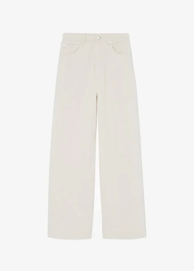 Clothing Women The Frankie Shop Mya Jeans 8211 Cream