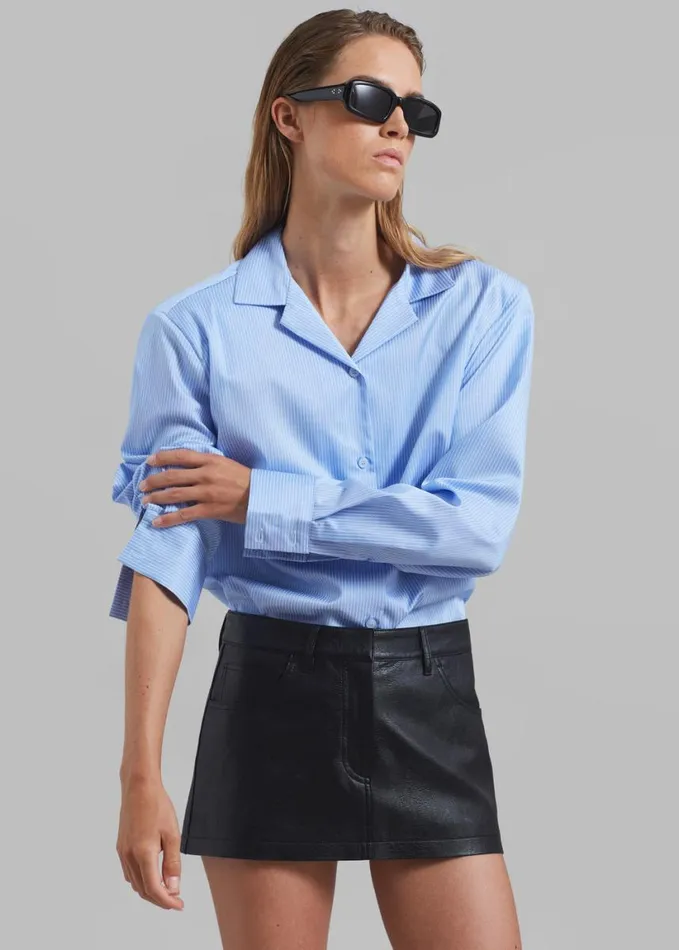 Clothing Women The Frankie Shop Nova Micro Skirt 8211 Black