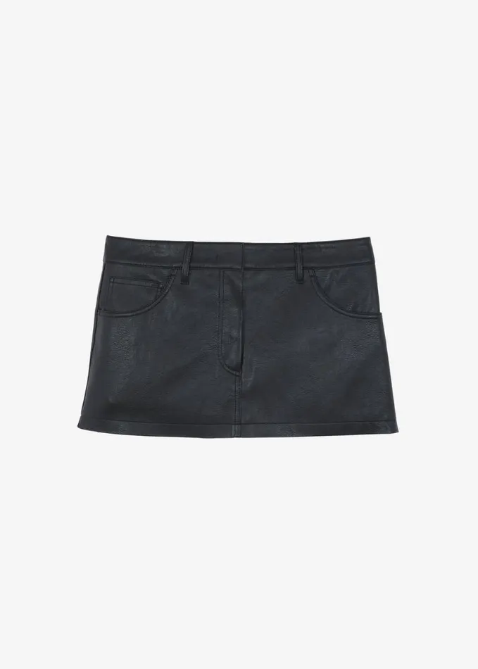 Clothing Women The Frankie Shop Nova Micro Skirt 8211 Black