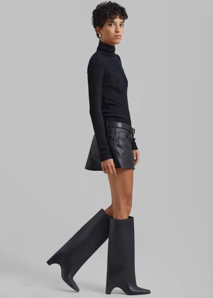 Clothing Women The Frankie Shop Nova Micro Skirt 8211 Black