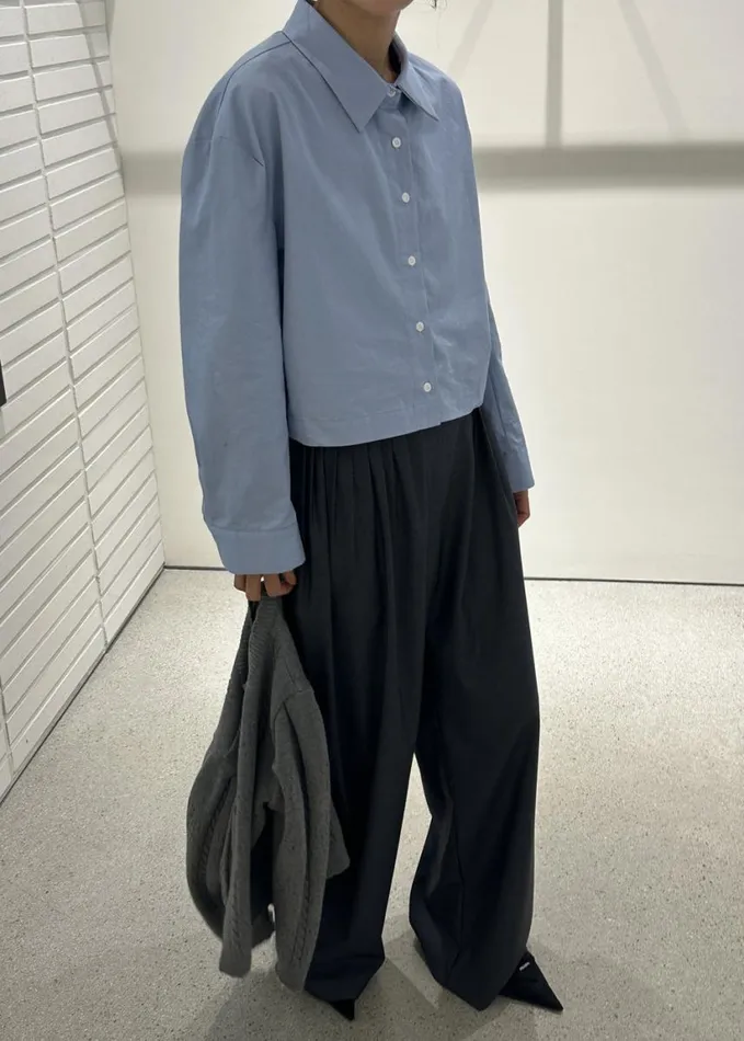 Clothing Women The Frankie Shop Nyla Pleated Pants 8211 Charcoal