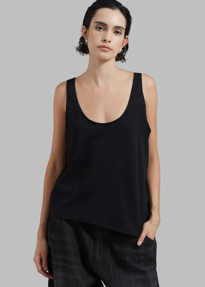 Clothing Women The Frankie Shop Penelope Tank Top 8211 Black