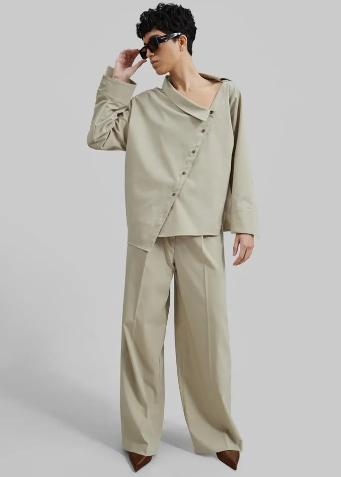 Clothing Women The Frankie Shop Roan Trousers 8211 Beige
