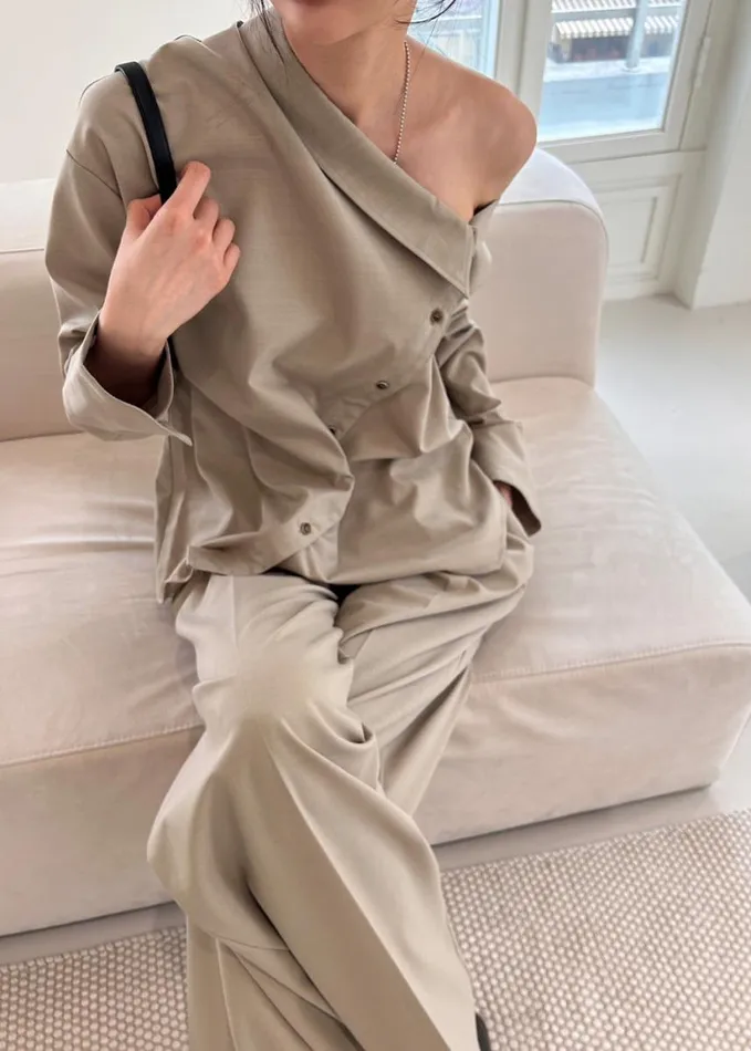Clothing Women The Frankie Shop Roan Trousers 8211 Beige