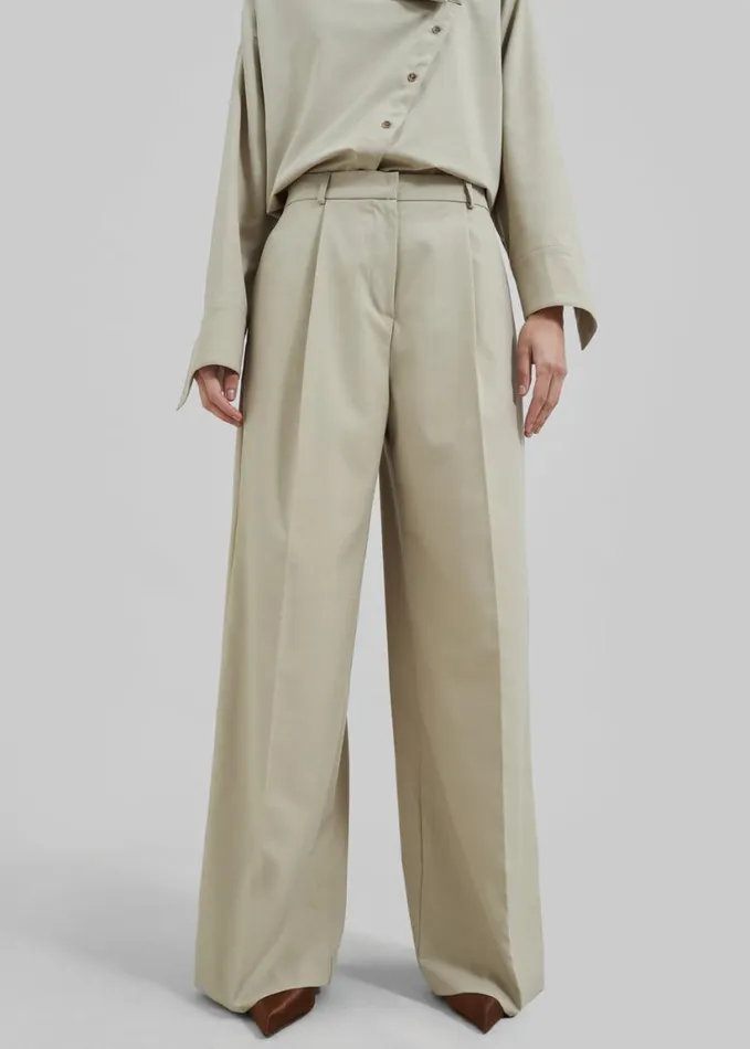 Clothing Women The Frankie Shop Roan Trousers 8211 Beige