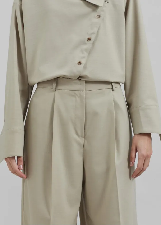 Clothing Women The Frankie Shop Roan Trousers 8211 Beige