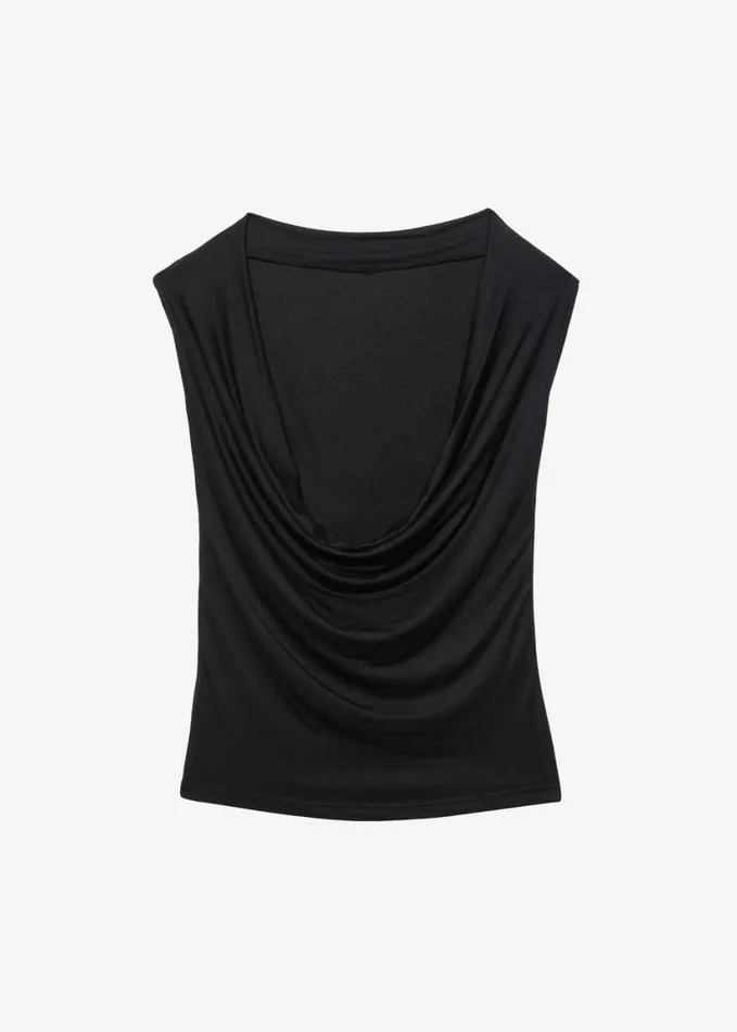 Clothing Women The Frankie Shop Salma Drop Back Blouse 8211 Black