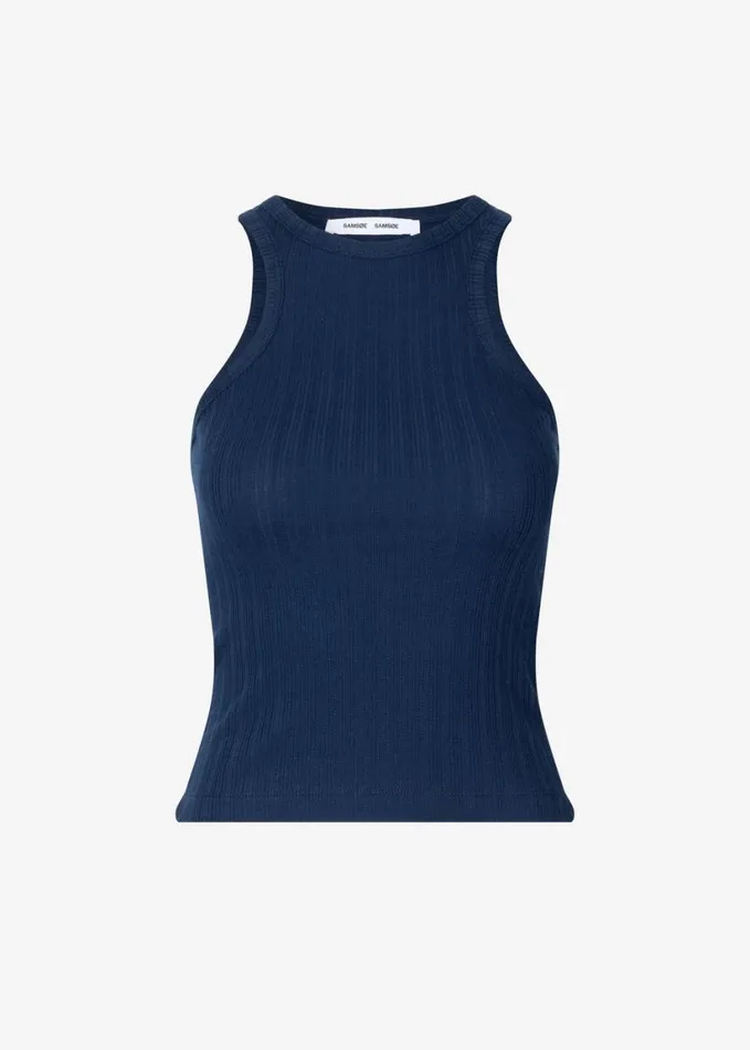 Clothing Women The Frankie Shop Samse Samse Sahelene Tank Top 8211 Pageant Blue
