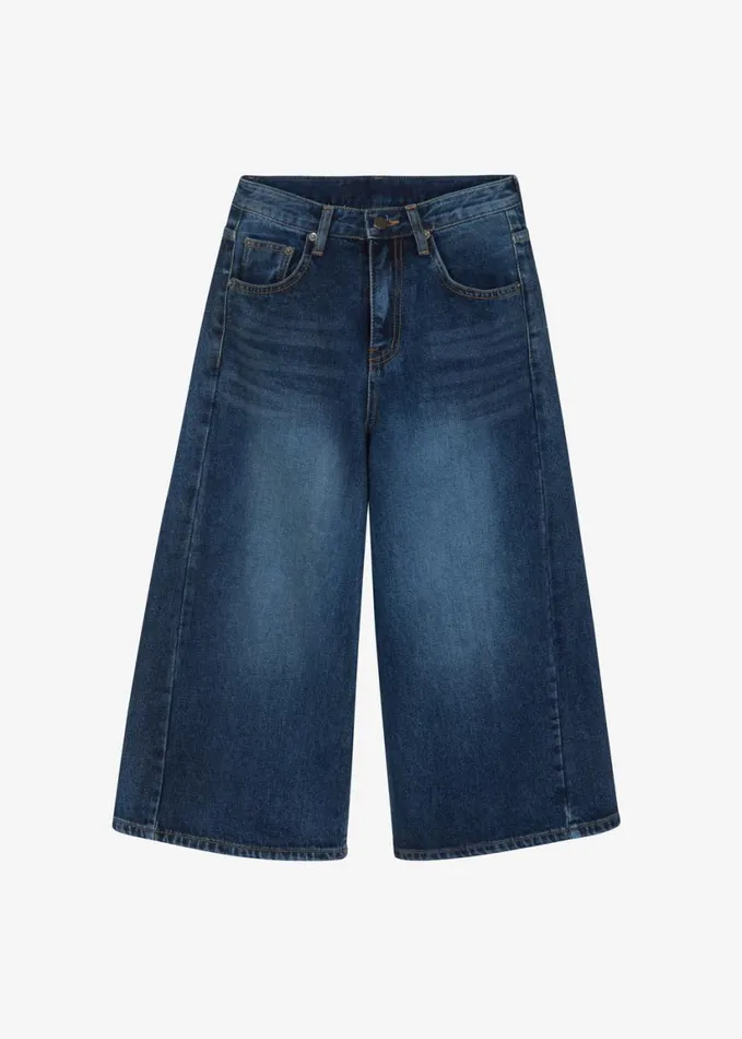 Clothing Women The Frankie Shop Savona Jorts 8211 Medium Wash