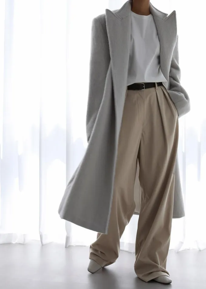 Clothing Women The Frankie Shop Tansy Pleated Trousers 8211 Beige