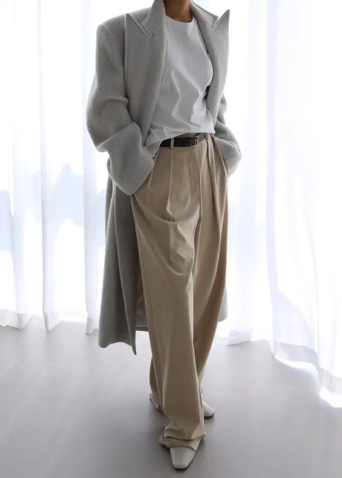 Clothing Women The Frankie Shop Tansy Pleated Trousers 8211 Beige