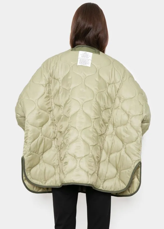 Clothing Women The Frankie Shop Teddy Quilted Jacket 8211 Moss Green