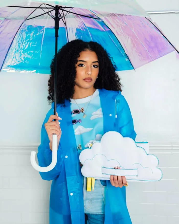 CLOUDY WITH A CHANCE OF SHARK CROSSOVER CLUTCH Bags SPRAYGROUND