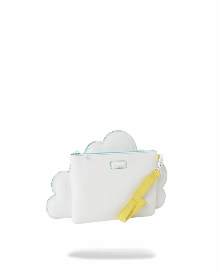 CLOUDY WITH A CHANCE OF SHARK CROSSOVER CLUTCH Bags SPRAYGROUND