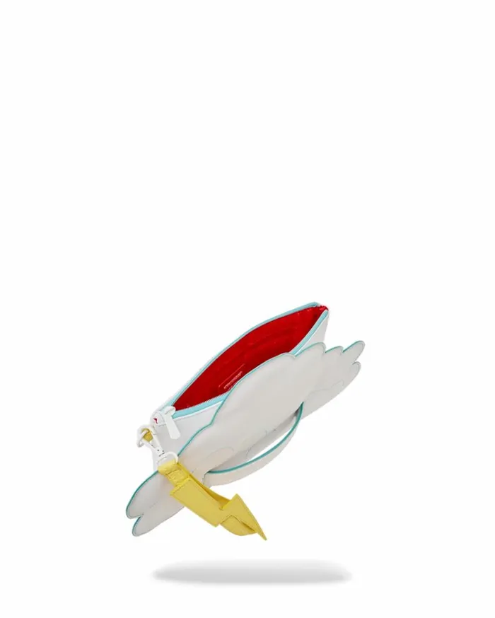 CLOUDY WITH A CHANCE OF SHARK CROSSOVER CLUTCH Bags SPRAYGROUND