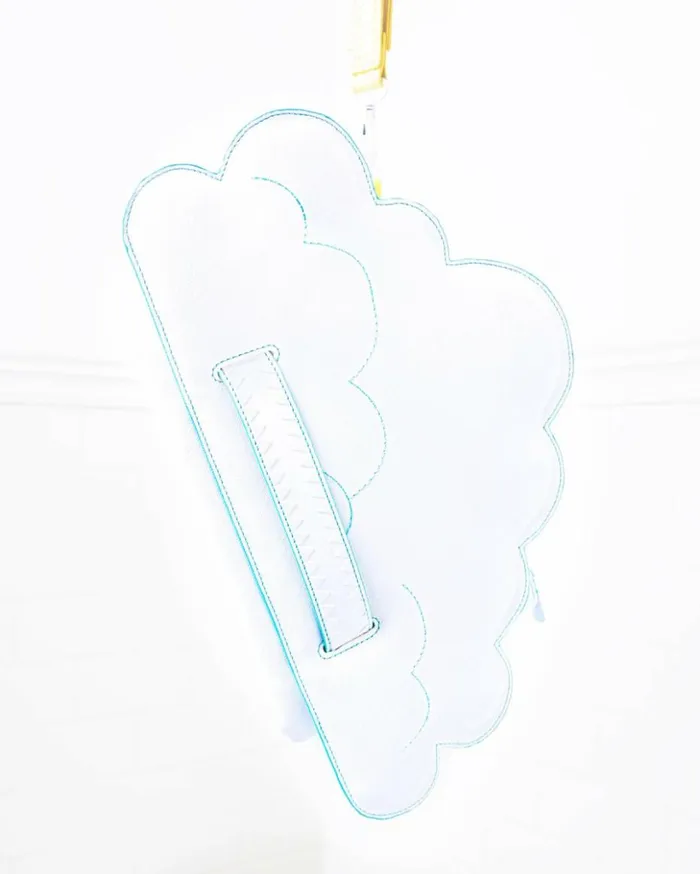 CLOUDY WITH A CHANCE OF SHARK CROSSOVER CLUTCH Bags SPRAYGROUND