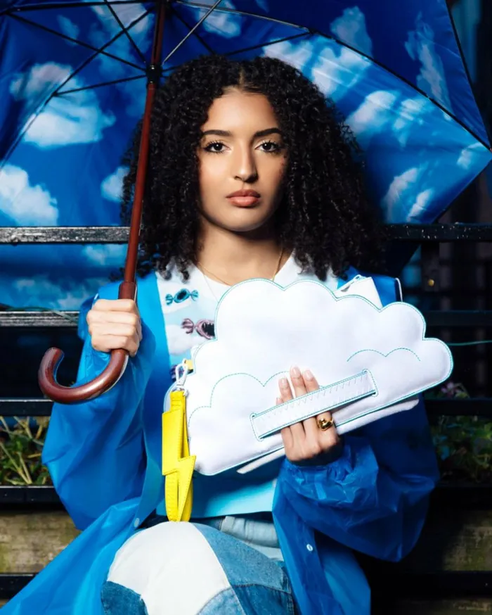 CLOUDY WITH A CHANCE OF SHARK CROSSOVER CLUTCH Bags SPRAYGROUND