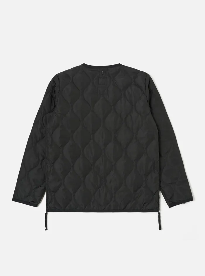 Coats and Outerwear Men Universal Works Taion Crew Neck Down Jacket In Black Ripstop