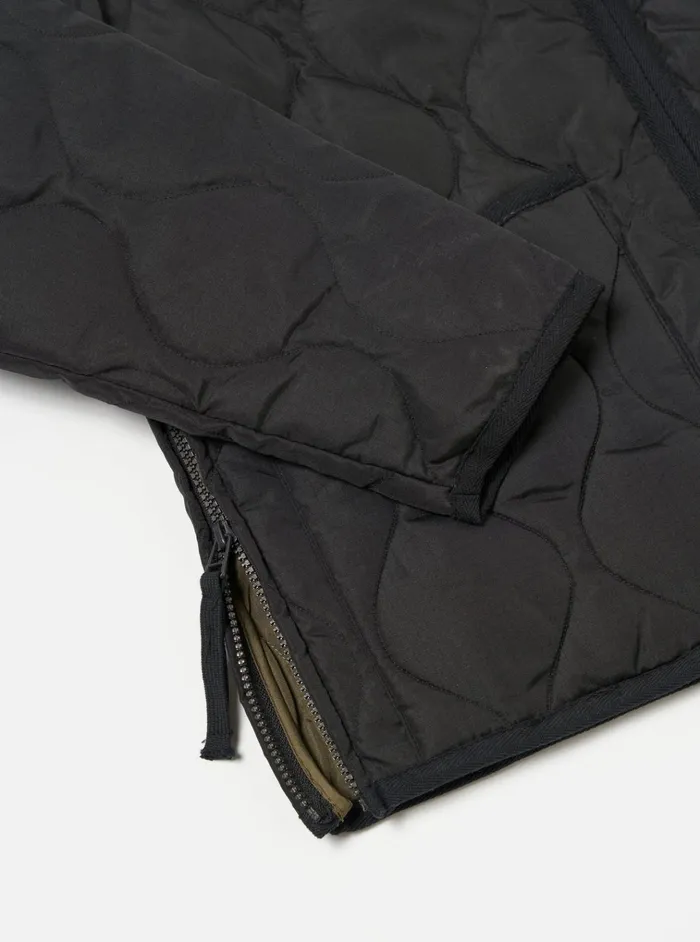 Coats and Outerwear Men Universal Works Taion Crew Neck Down Jacket In Black Ripstop