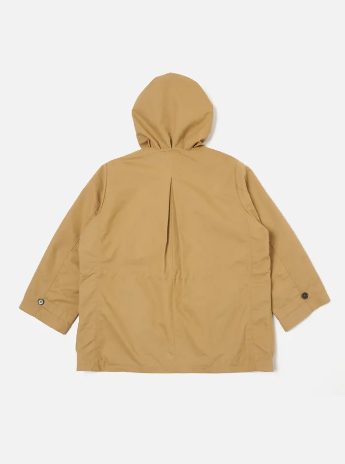 Coats and Outerwear Men Universal Works Universal Works Boston Parka In Sand Brushed Polytech