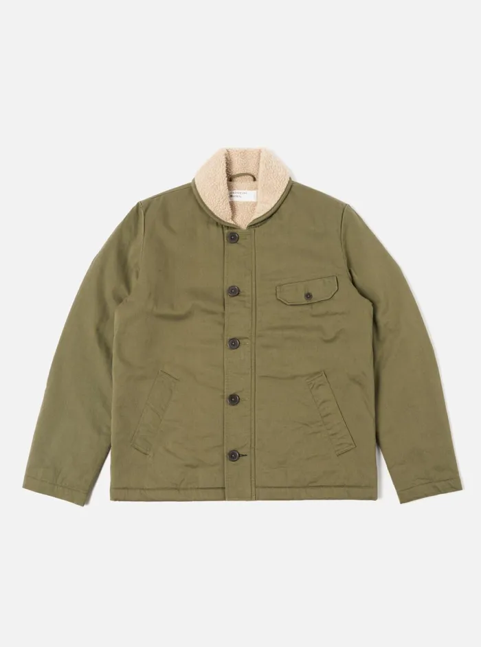 Coats and Outerwear Men Universal Works Universal Works N1 Jacket In Light Olive Twill