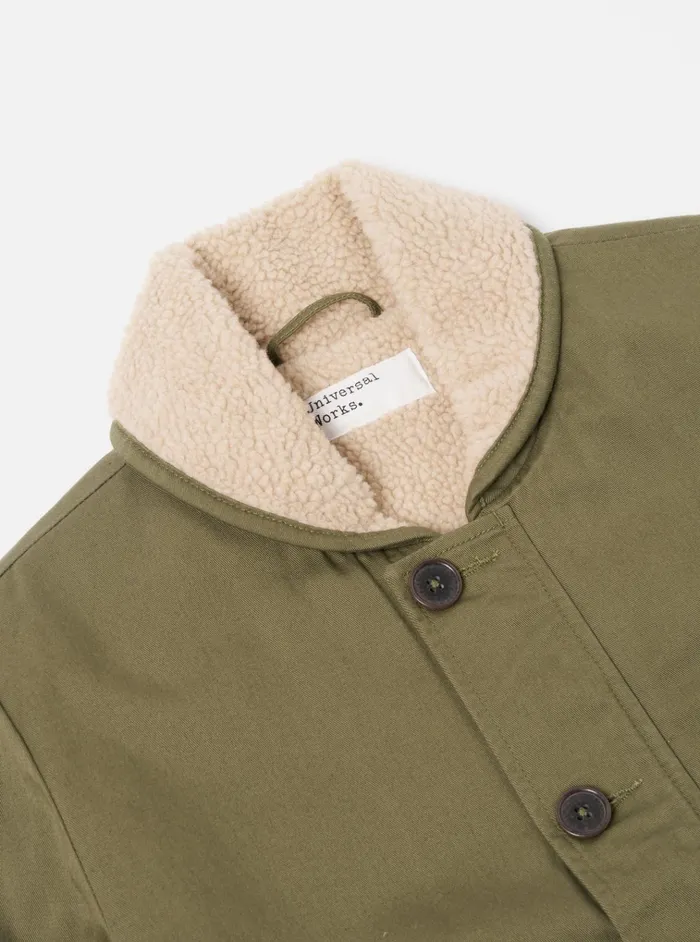 Coats and Outerwear Men Universal Works Universal Works N1 Jacket In Light Olive Twill