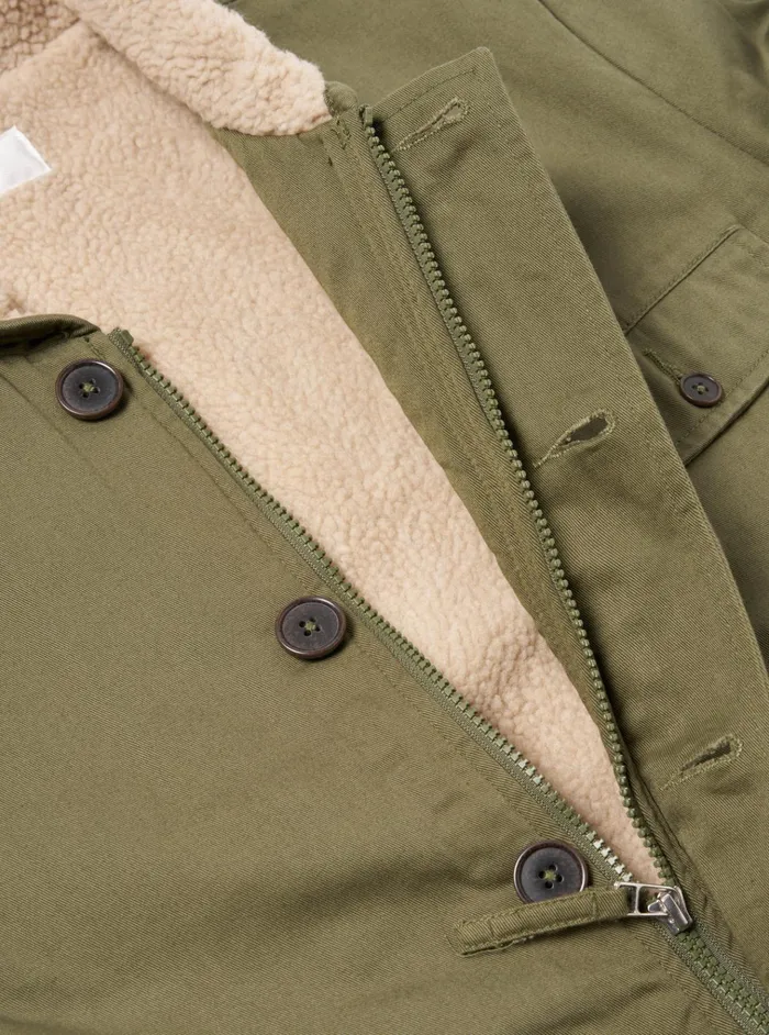 Coats and Outerwear Men Universal Works Universal Works N1 Jacket In Light Olive Twill