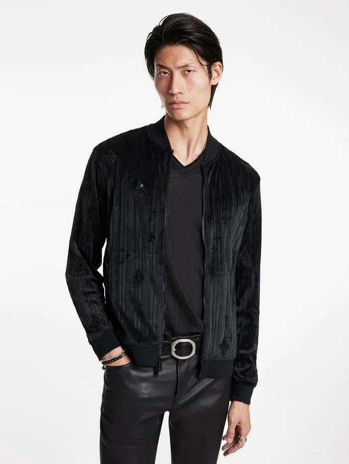Coats And Jackets Men John Varvatos CLAVIER BOMBER Black