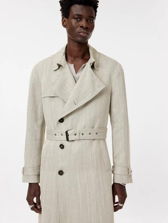 Coats And Jackets Men John Varvatos KEITH COAT Honey Dew