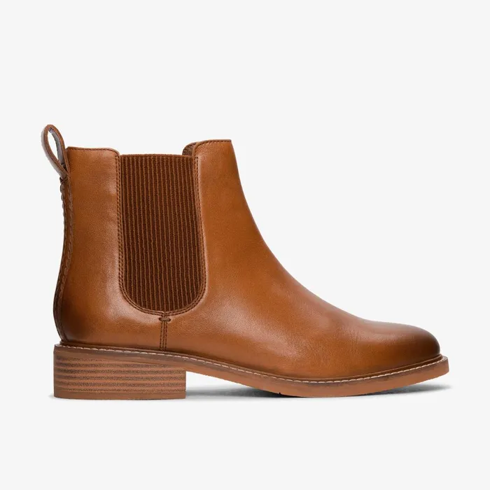Cologne Arlo 2 Tan Leather Women Clarks Boots and Booties