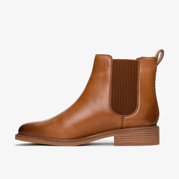 Cologne Arlo 2 Tan Leather Women Clarks Boots and Booties