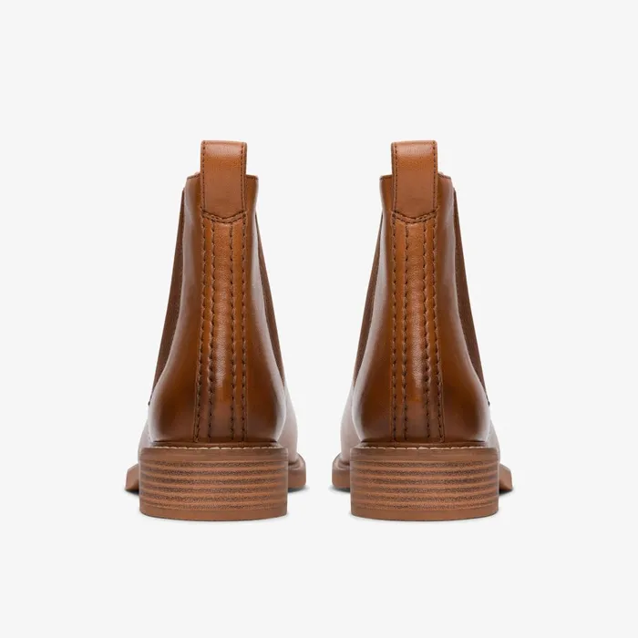 Cologne Arlo 2 Tan Leather Women Clarks Boots and Booties