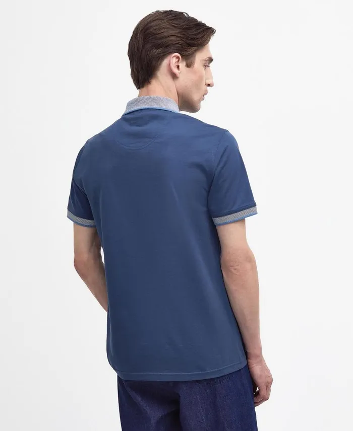 Cornsay Polo Shirt Classic White Men Barbour Polo Shirts