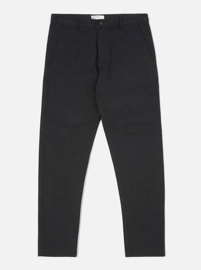 Cotton Twill Men Universal Works Universal Works Aston Pant In Black Twill
