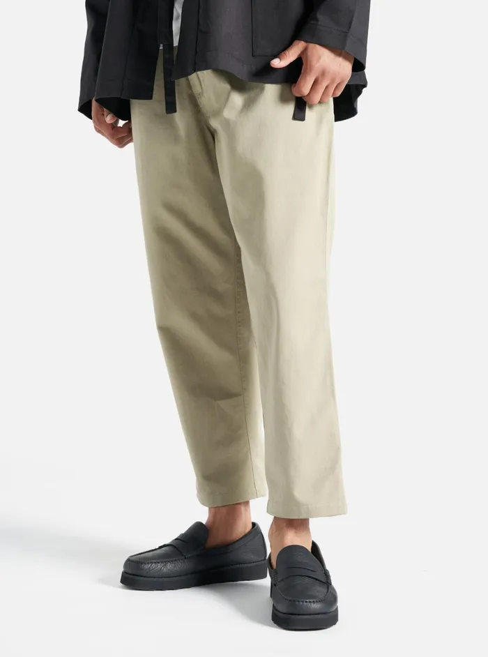 Cotton Twill Men Universal Works Universal Works Hi Water Trouser In Stone Twill