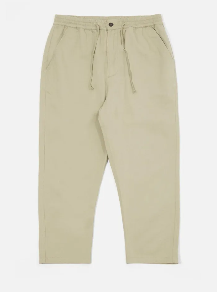 Cotton Twill Men Universal Works Universal Works Hi Water Trouser In Stone Twill