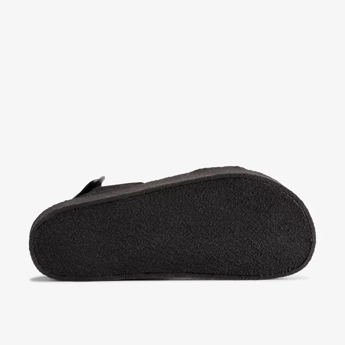 Crepe Sandal Black Women Clarks Platforms