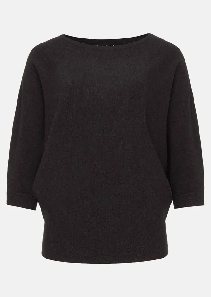 Cristine Batwing Fine Knit Jumper Charcoal Women Phase Eight Knitwear