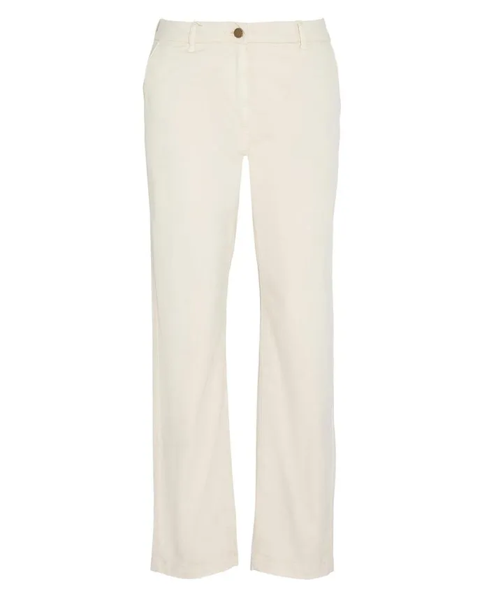 Cropped Chinos Classic Navy Women Barbour Trousers and Shorts