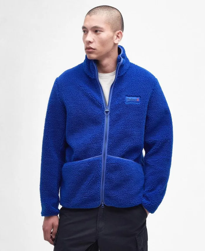 Dale Fleece Bright Blue Men Barbour Fleeces