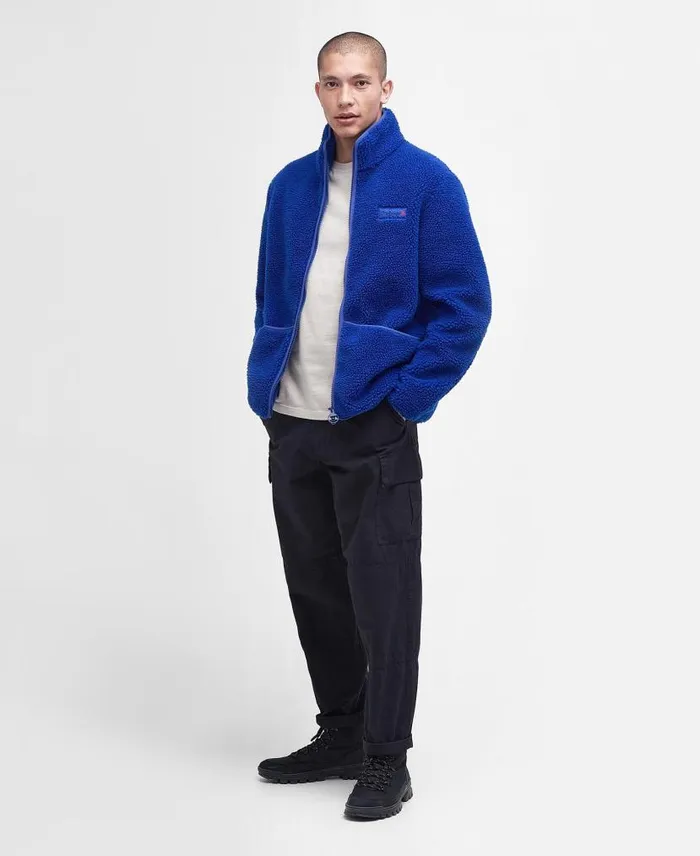 Dale Fleece Bright Blue Men Barbour Fleeces