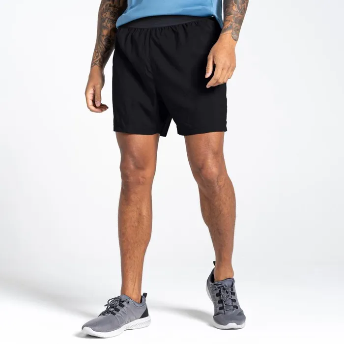 Dare 2b Accelerate 7 Inch Fitness Shorts Black Men Gym Shorts