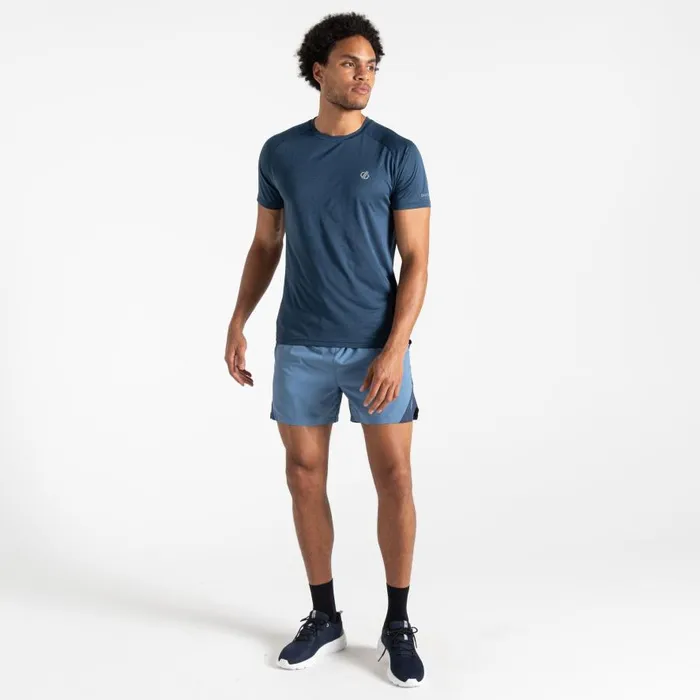Dare 2b Accelerate Fitness TShirt Moonlight Denim Marl Men Gym Tops