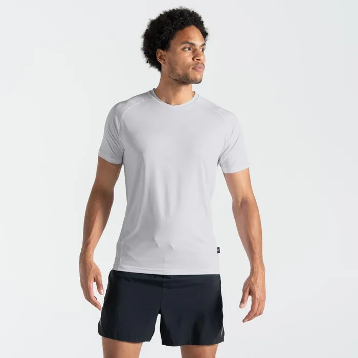 Dare 2b Accelerate Fitness TShirt White Men Gym Tops