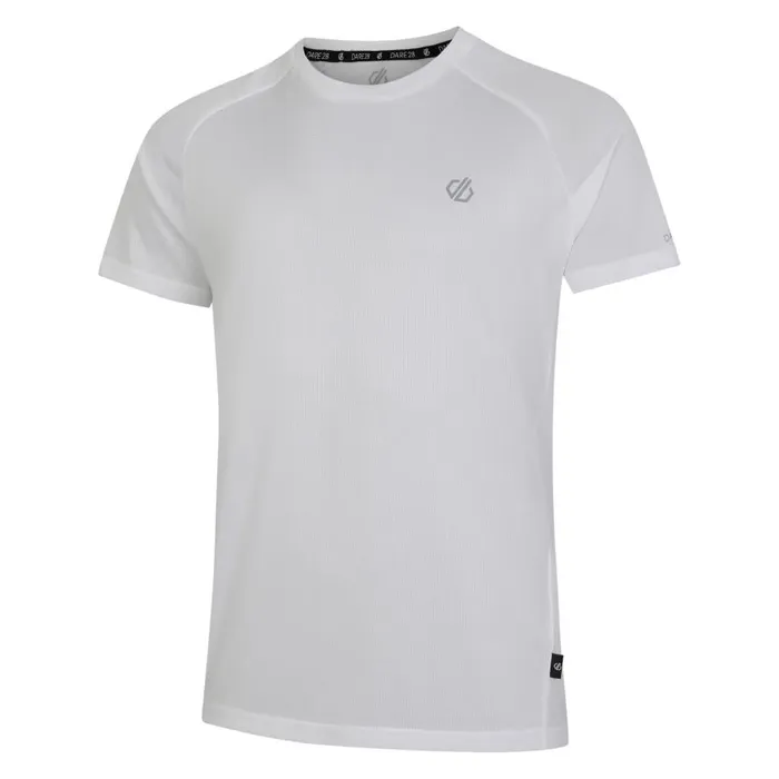 Dare 2b Accelerate Fitness TShirt White Men Gym Tops