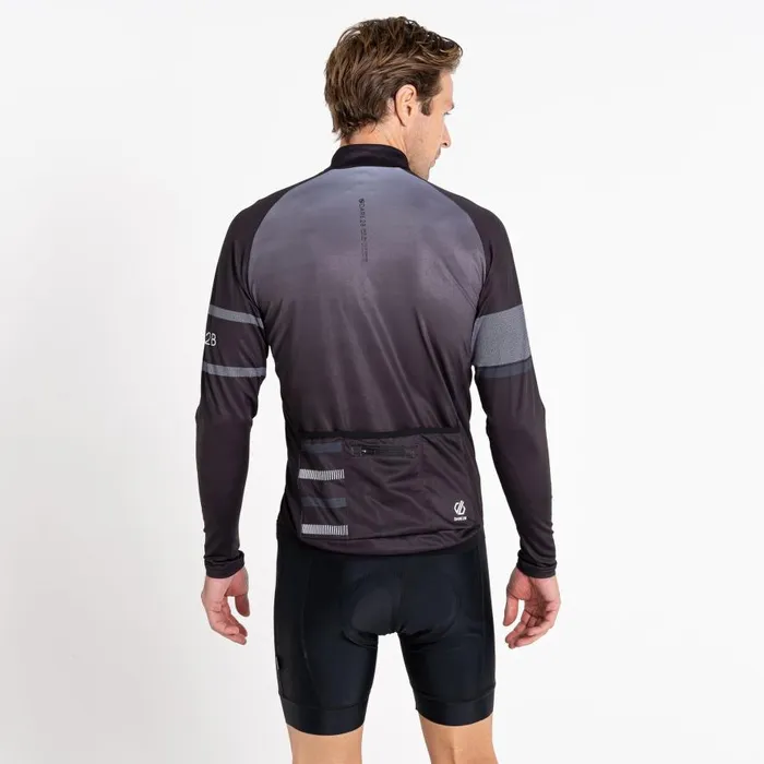 Dare 2b AEP Revolving Long Sleeved Jersey Black Men Cycling Jerseys