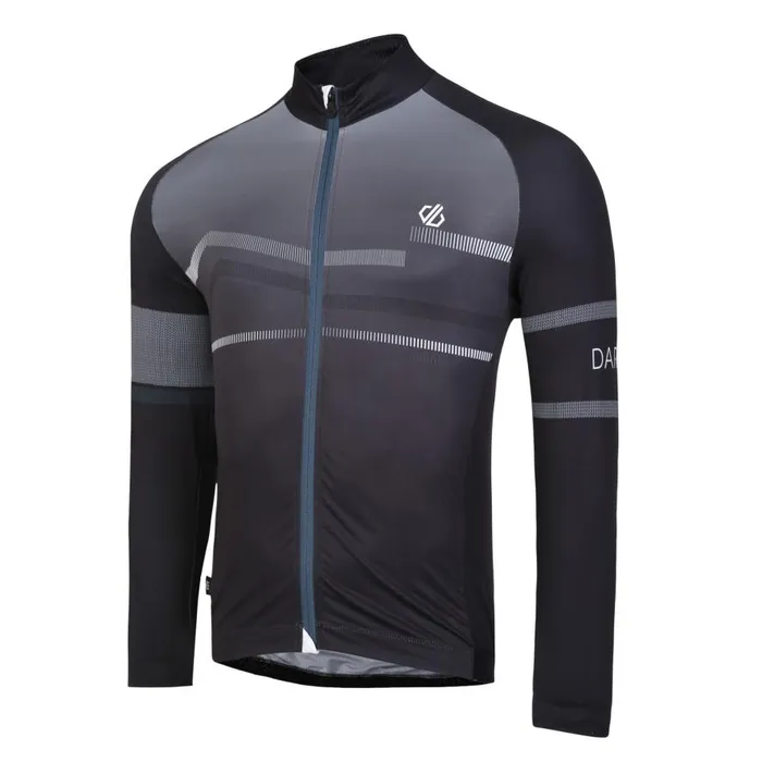 Dare 2b AEP Revolving Long Sleeved Jersey Black Men Cycling Jerseys
